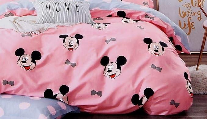 1 Double Bedsheet with 2 Pillow Covers