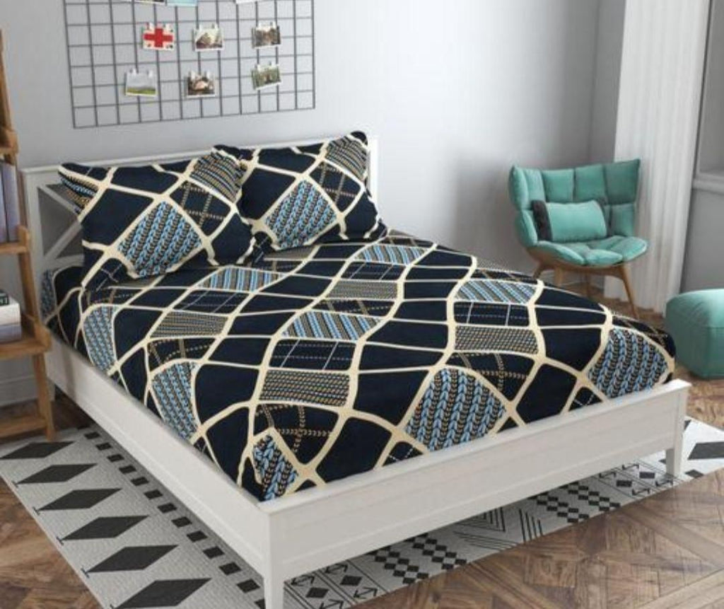 All Round Elastic Fitted Double Bedsheet
