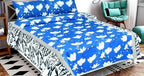 1 Double Bedsheet with 2 Pillow Covers